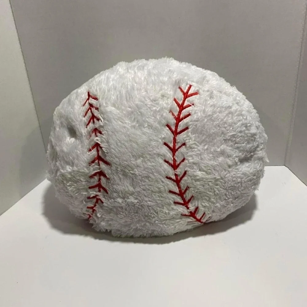 white baseball pillow. SKU-A909
